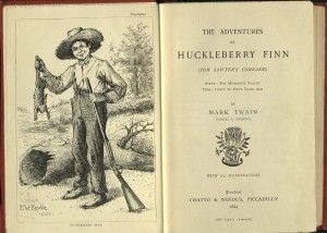 Adventures of Huckleberry Finn, frontispiece, title-page