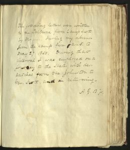 Albert G. Browne, Jr.'s Handwritten Note